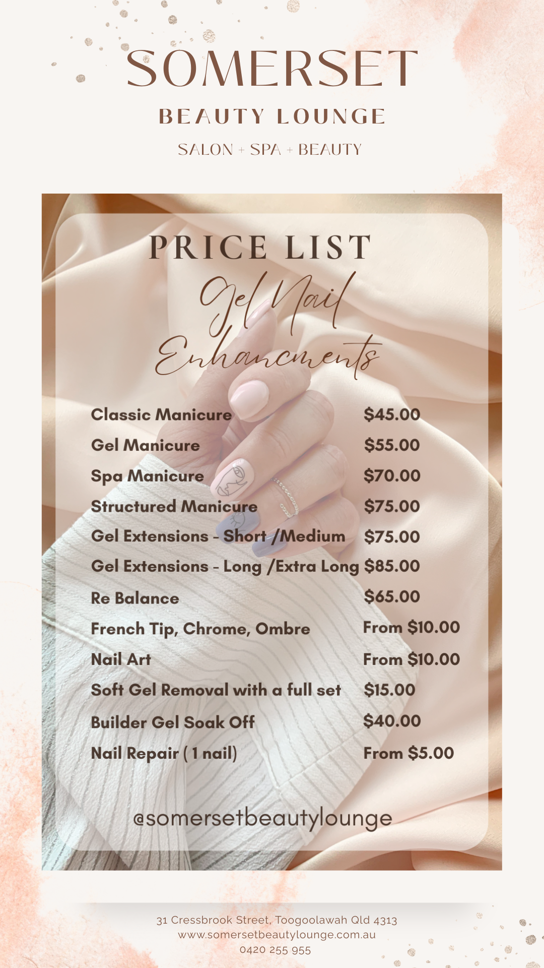 Service Menu 3